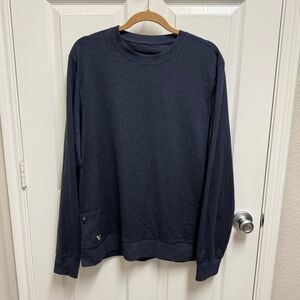 Vuori Navy Crewneck Sweater